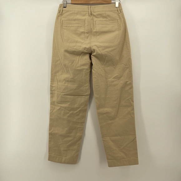 J. Crew Factory Cotton Camp Pant in Tan Size 2 NWT - Picture 6 of 12